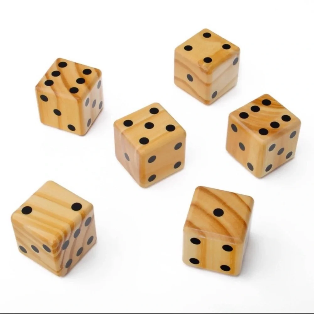 New Target Bullseye Playground Wood Family Games - Yard Dice